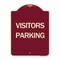 Signmission Parking Lot Visitors Parking Heavy-Gauge Aluminum Architectural Sign, 24" x 18", BU-1824-24622 A-DES-BU-1824-24622 - alternate 1